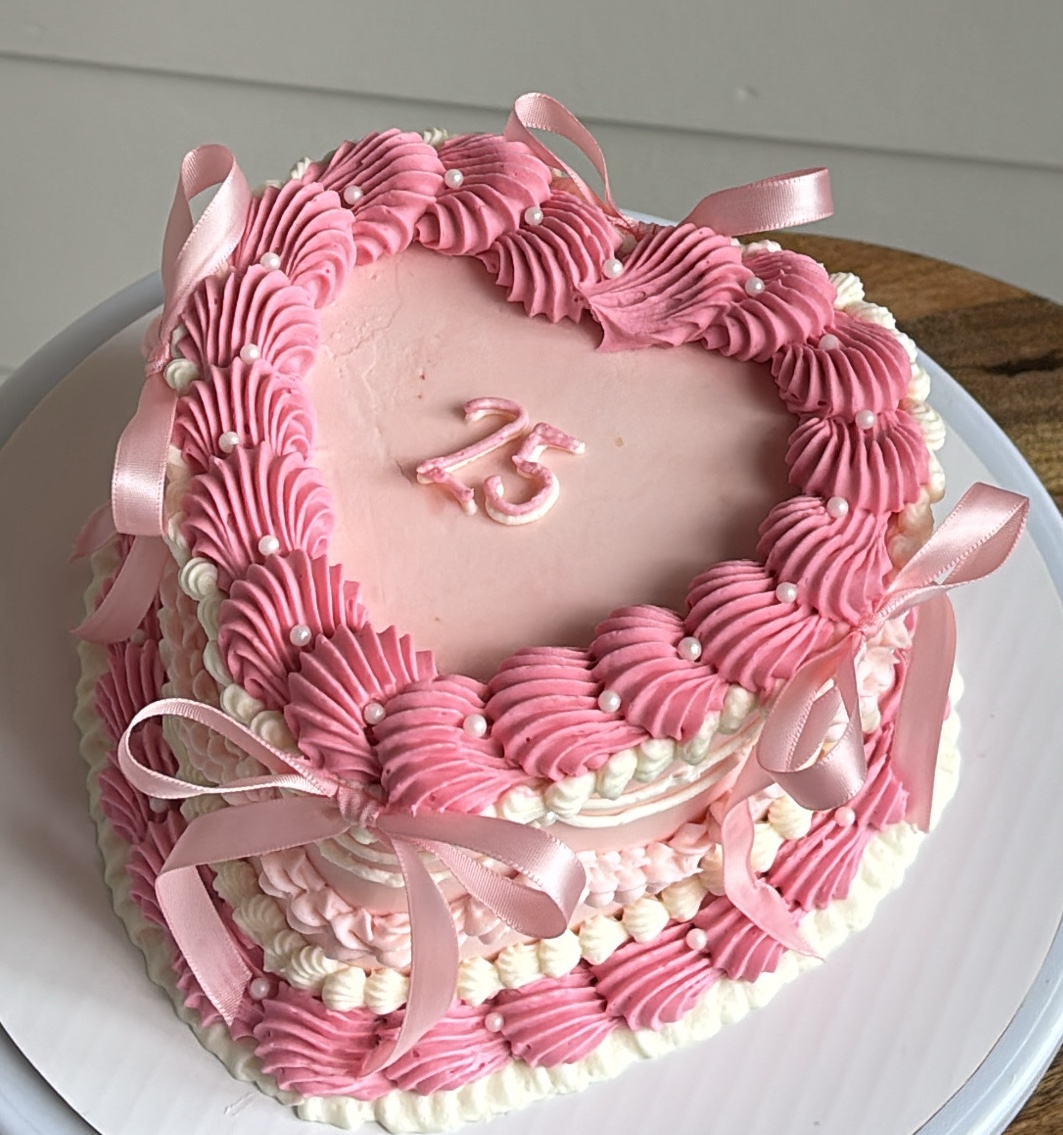 Pink 25 themed cake