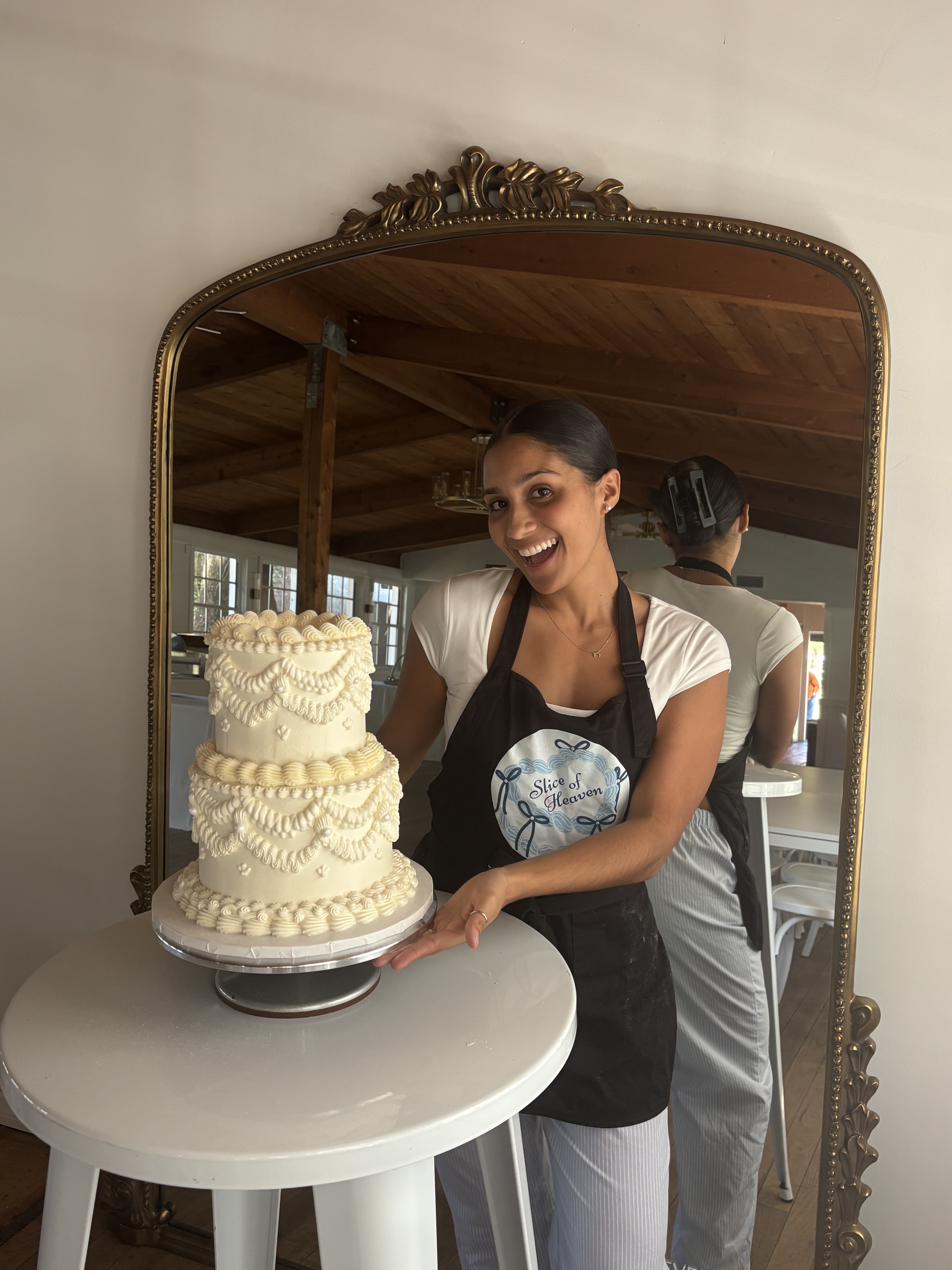 Beautiful vintage cake by Slice of Heaven